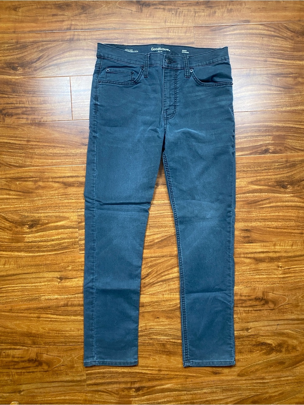 Goodfellow & Co Men's Gray Skinny Total Flex Stretch Jeans Size 33 x 30 Casual